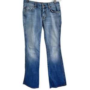 7 For All Mankind Women’s Jeans Size 27 Blue Medium Wash Denim Boot Cut Pants